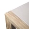 Armen Living Fineline and Doris Indoor Outdoor 7 Piece Dining Set in Light Eucalyptus Wood SETFLDILT7DOCH - alternate 4
